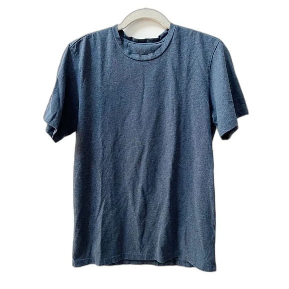 Everlane T Shirt Men's Small Navy Blue Short Sleeve Crew Neck Made in USA - Picture 1 of 8